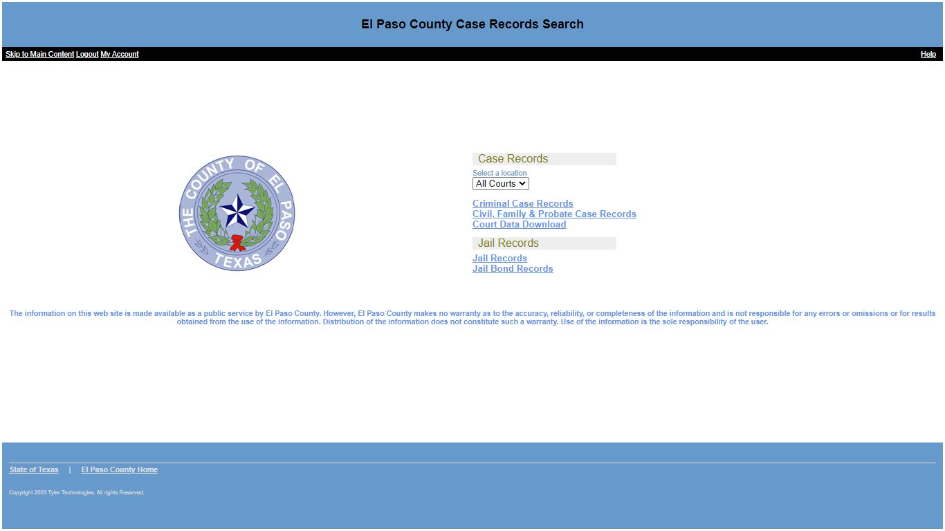 Object moved - El Paso County Case Search